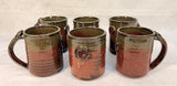 Set of 6 Handmade Mugs