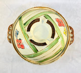 Large Glazed Stoneware Casserole Dish