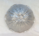 Wilton Armetale CAbbage Leaf Salad Bowl with Serving Utensils