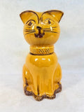 Large Butterscotch Cat Cookie Jar