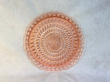 Jeanette Glass Windsor Diamond Pink Platter