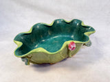 Vintage Lotus Leaf Bowl