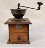 Vintage B.Z. Zassenhaus Mokka Wooden Coffee Mill