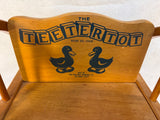 Vintage Teetertot Toddler Ricking Chair by Delphos Bending Co.