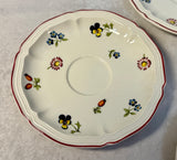 Villeroy & Boch Petit Fleur - Set of 6 Cups and 7 Saucers