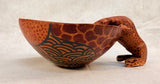 Cheetah Drinking From Bowl African Art
