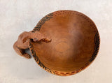 Cheetah Drinking From Bowl African Art