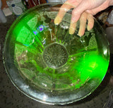Anchor Hocking Princess Bowl Green Uranium Glass