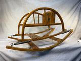 Vintage Teetertot Toddler Ricking Chair by Delphos Bending Co.