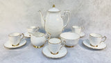 Aynsley Golden Crocus Bone China Tes Set for 5