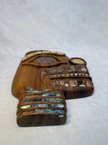 Balinese Wood Carving with Shell Inlays