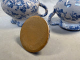 Bybee Blue and White Spongeware Pottery Set