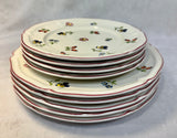Villeroy & Boch Petit Fleur - Set of 5 Salad Plates and 4 Bread Plates