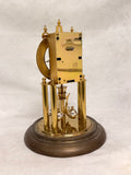 Vintage Elgin German S. Haller Anniversary Glass Dome Clock