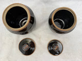 Rustic Canisters Handmade by Amy Parker - Set of 4