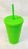 Lime Green Hobnail Starbuck Tumbler