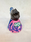 Folk Art Bust by Haitian Artist Louisiane Saint Fleurent