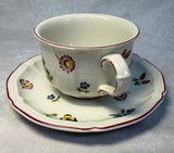Villeroy & Boch Petit Fleur - Set of 6 Cups and 7 Saucers