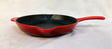 Le Creuset Red Enameled Cast Iron 9" Skillet #23 - Like New!