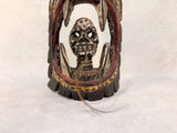 Jaguar Mask with Skull