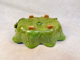 Vintage Lotus Leaf Bowl