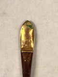 Nickel Bronze and Rosewood Siam Thailand Buddha Flatware - 17 pieces