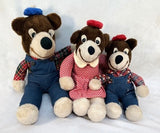 Elka Bear Family Plush Toys