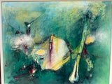 Framed Original Abstract Oil Painting