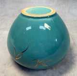 Asian Vase with Gold Decoration