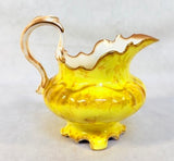 Antique Cauldon Ware Cream Pitcher Staffordshire