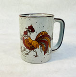 Set of 4 Rooster Mugs