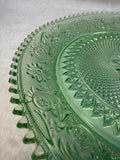 Indiana Glass Tiara Green Platter