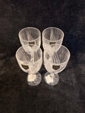 Set of 4 Lenox Debut Lead Crystal Iced Beverage Glasses - Brand New!