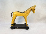 Vintage Rustic Pony Wheeled Toy