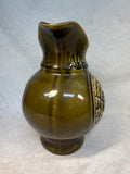 McCoy 7516 Green Turkey Pitcher and Washbowl Set