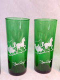 Nostalgic Anchor Hocking Green Glass Tumblers