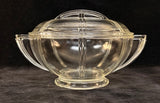 Glasbake Queen Anne Lidded Serving Bowl