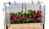 Earth Elevated Cedar Planter 48" x 18" Greenhouse Cover - Brand New!