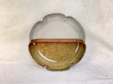 Glazed Stoneware Serving Dish and Two Side Dishes