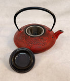 Japanese Style Cast Iron Teapot with Warmer Base