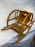Vintage Teetertot Toddler Ricking Chair by Delphos Bending Co.
