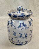 Bybee Blue and White Spongeware Pottery Set