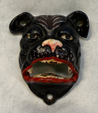 Vintage Cast Iron Buldog Bottle Opener