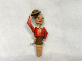 Set of 3 Vintage Mechanical Novelty Wine Stoppers