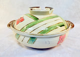Large Glazed Stoneware Casserole Dish