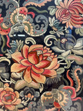 Framed Chinese Embroidery Medallion