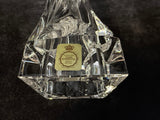German Lead Crystal Lute-Playing Angel Figurine
