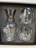 Juliska Berry and Thread - 2 Wine Glasses and Carafe - Brand New!