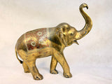 Vintage Large Brass Elephant