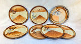 Handthrown Stoneware Pottery Plates